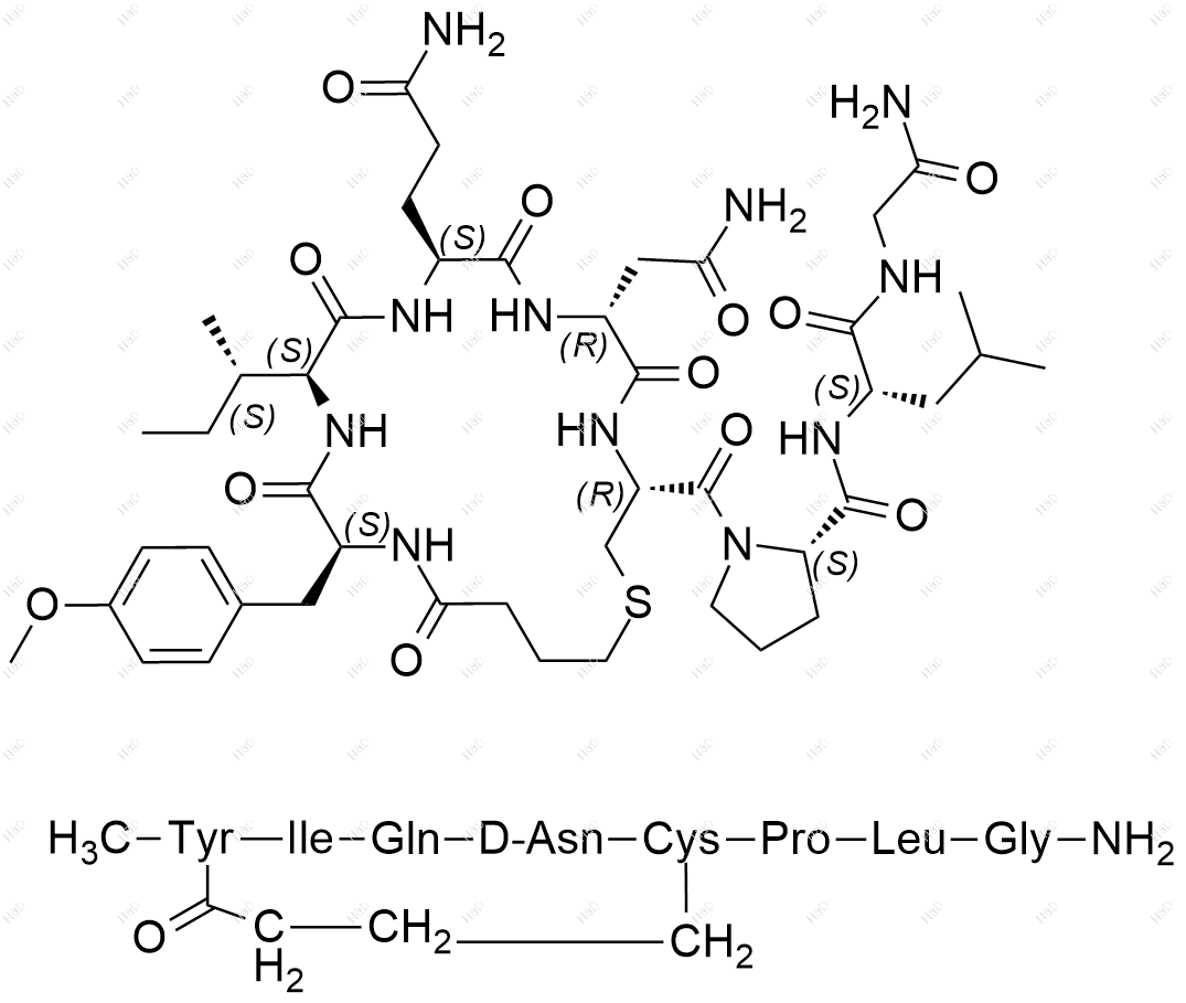 卡贝缩宫素杂质8结构式