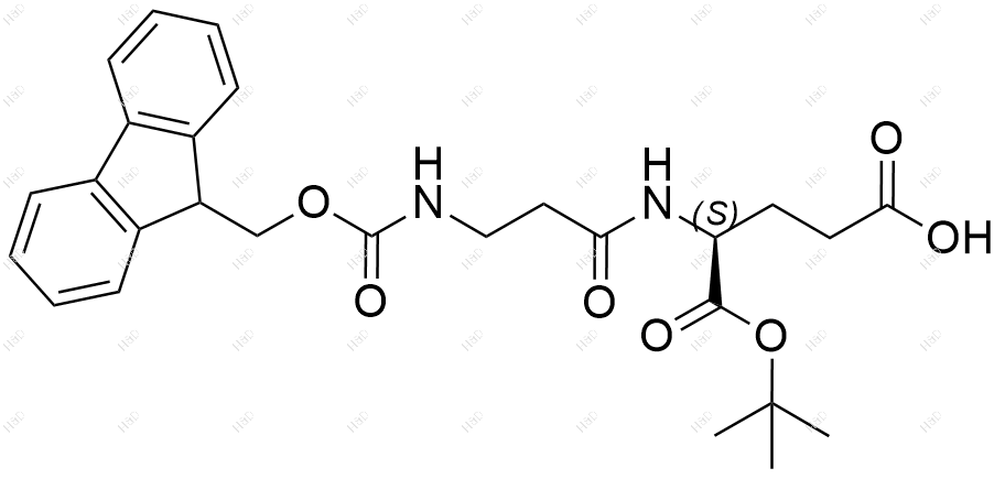 Fmoc-β-Ala-Glu-OtBu结构式