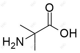 DL-α-氨基异丁酸化学结构式