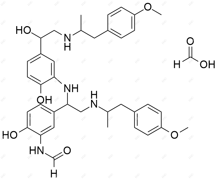 福莫特罗EP杂质F(甲酸盐)(Mixture of Diastereomers)结构式