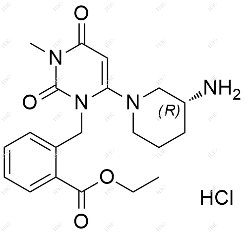 阿格列汀杂质12(盐酸盐)结构式