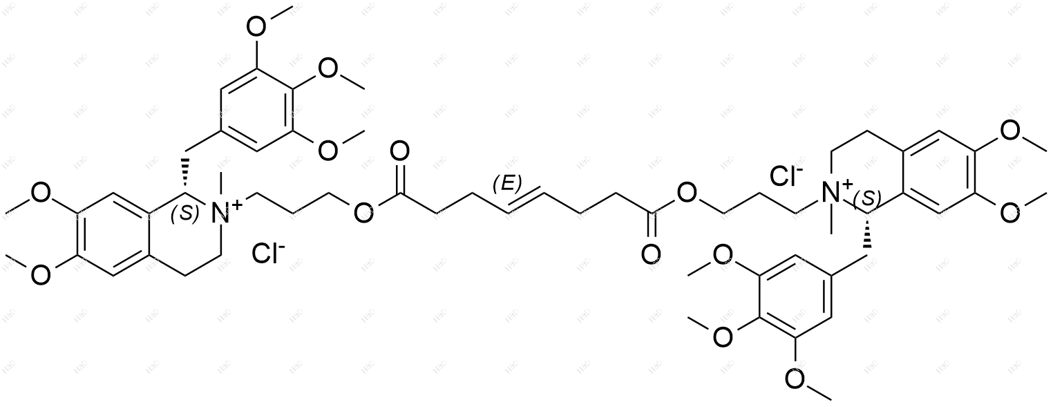 (S,S)-米库氯铵结构式