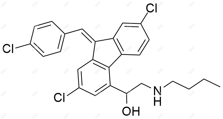 去丁基本芴醇化学结构式