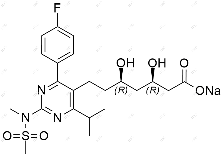 瑞舒伐他汀EP杂质L（单体）结构式
