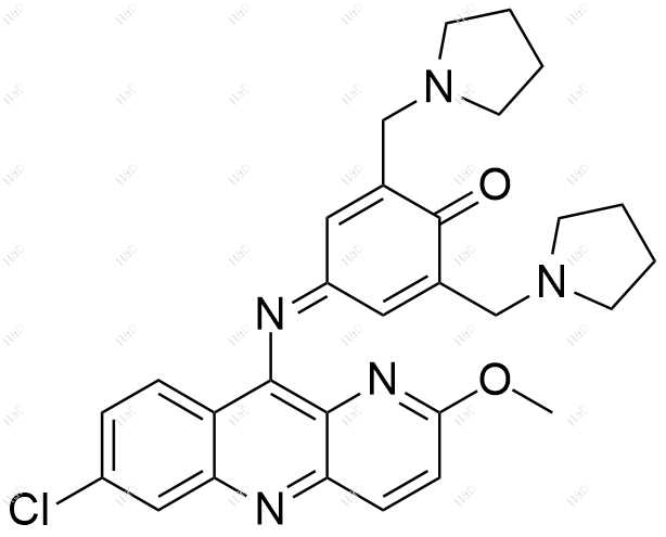 咯萘啶杂质25结构式