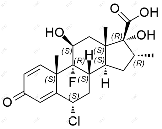 氟替卡松杂质35结构式