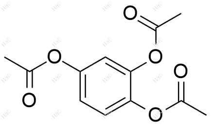 1,2,4-三乙酰氧基苯化学结构式