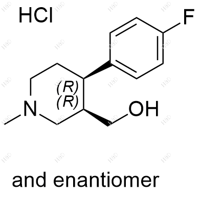 帕罗西汀杂质43(盐酸盐)结构式