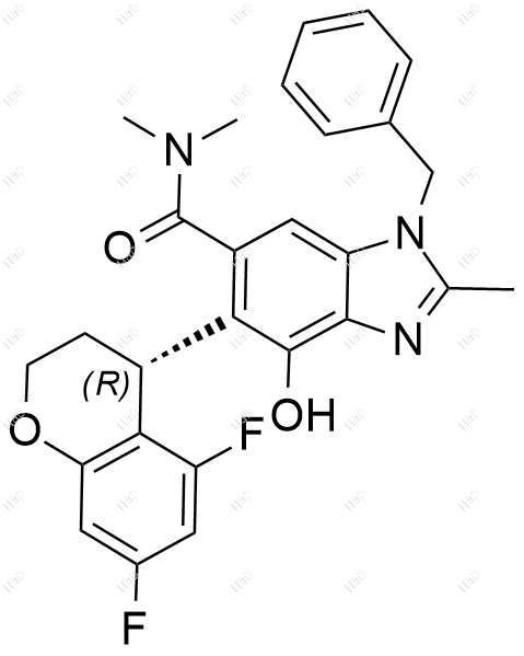 替戈拉生杂质40结构式