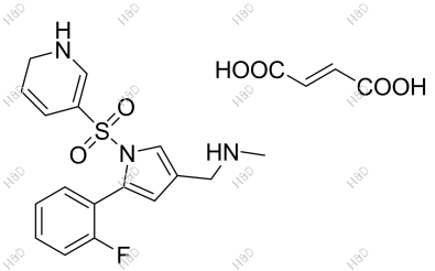 沃诺拉赞杂质U4结构式