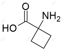 1-氨基-1-环丁烷羧酸化学结构式