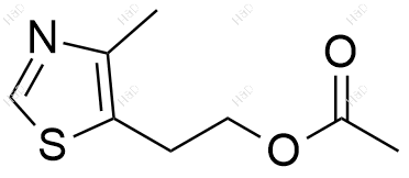乙酸硫噻唑化学结构式