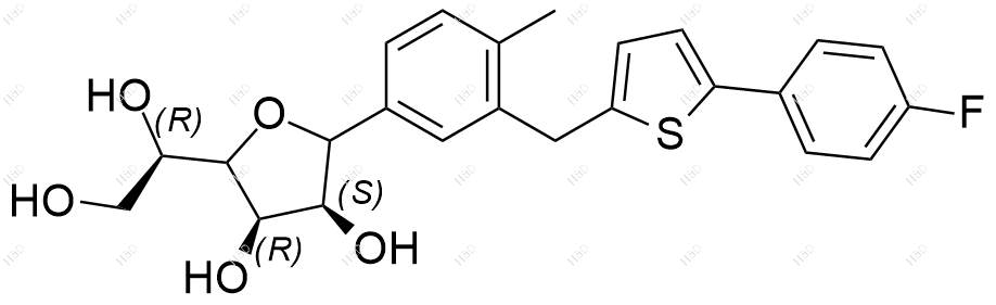 卡格列净杂质97结构式
