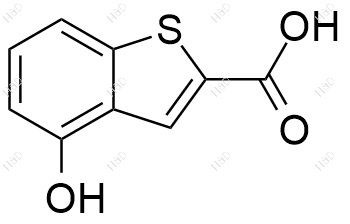 4-羟基苯并[b]噻吩-2-羧酸化学结构式