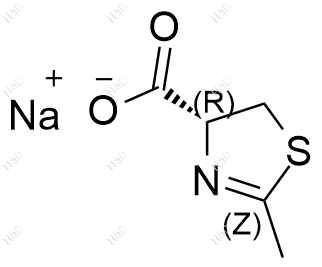 乙酰半胱氨酸杂质5(钠盐)结构式