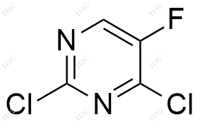 2,4-二氯-5-氟嘧啶化学结构式