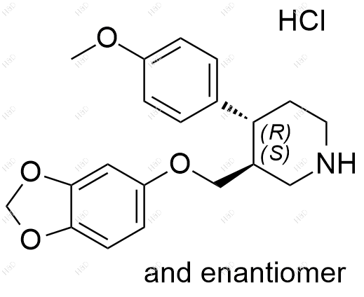 帕罗西汀杂质44(盐酸盐)结构式
