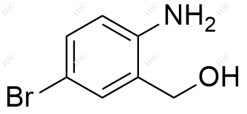 2-氨基-5-溴苯甲醇化学结构式