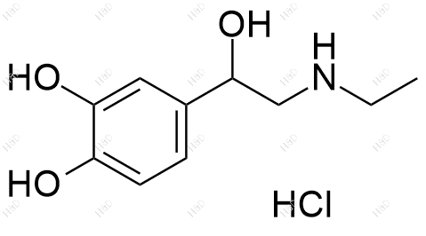 肾上腺素杂质11(盐酸盐)结构式
