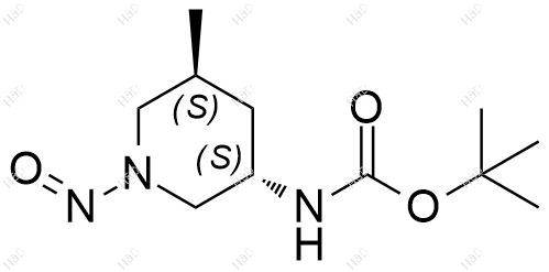 左氧氟沙星亚硝基杂质34结构式