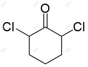 2,6-二氯环己酮化学结构式
