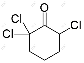 2,2,6-三氯环己酮化学结构式