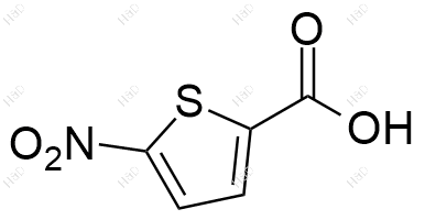 5-硝基噻吩-2-羧酸化学结构式