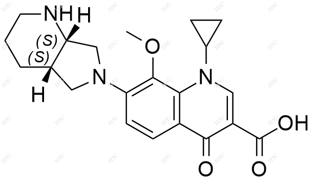 莫西沙星杂质100结构式