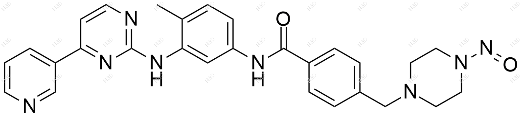 N-亚硝基伊马替尼EP杂质C结构式