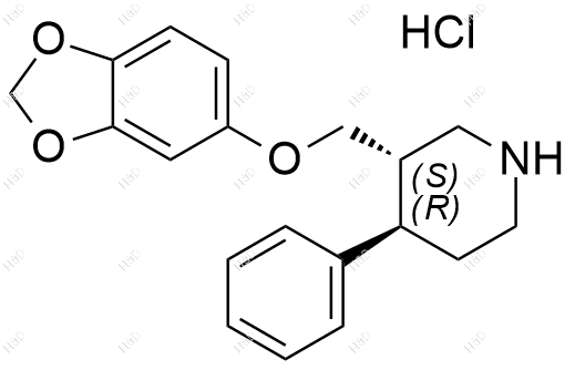 帕罗西汀杂质6(盐酸盐)结构式