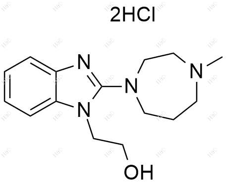 依美斯汀EP杂质C(双盐酸盐)结构式