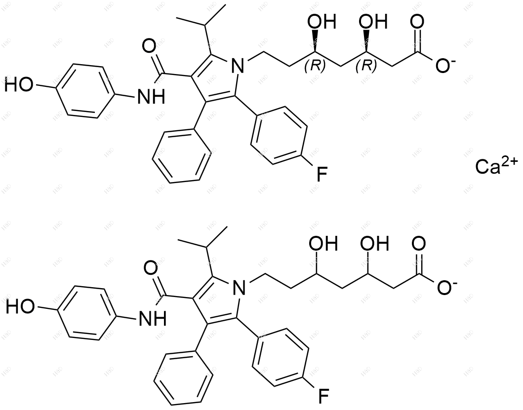 阿托伐他汀杂质81(钙盐)结构式