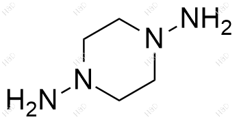 1,4-哌嗪二胺化学结构式
