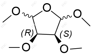 (3R,4S)-2,3,4,5-四甲氧基四氢呋喃化学结构式