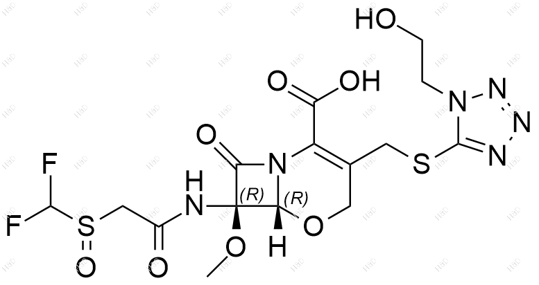 氟氧头孢亚砜杂质结构式