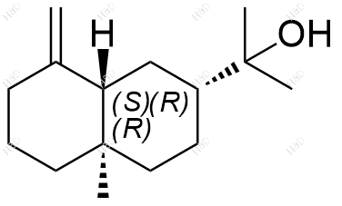 β-桉叶醇化学结构式