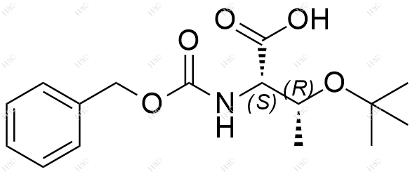 叔丁基-L-苏氨 Z-氨基酸化学结构式