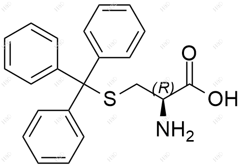 S-三苯甲基-L-半胱氨酸化学结构式