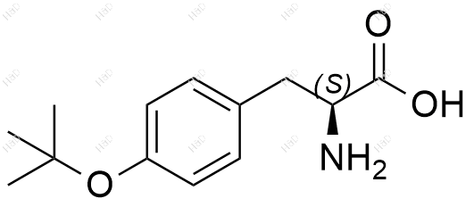 O-叔丁基-L-酪氨酸化学结构式