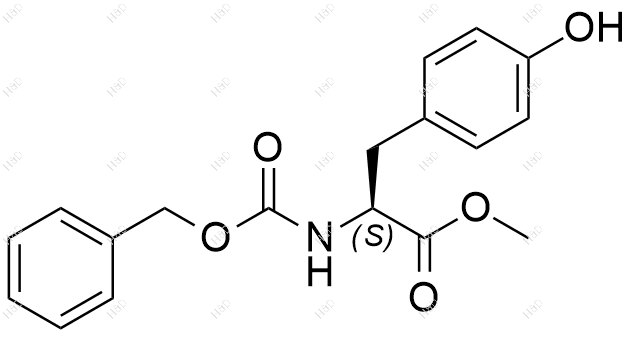 Cbz-L-酪氨酸甲酯化学结构式