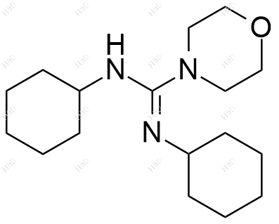 N,N'-二环己基-4-吗啉脒结构式