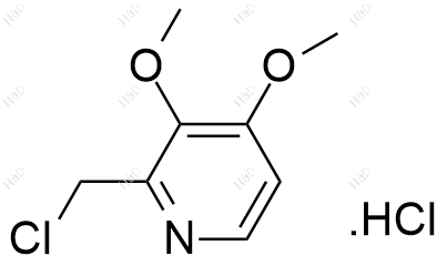 泮托拉唑杂质2(盐酸盐)结构式