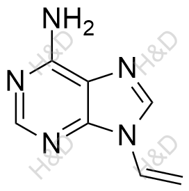 9-乙烯基腺嘌呤结构式