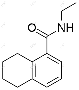 N-乙基-5,6,7,8-四氢萘-1-羧酰胺化学结构式