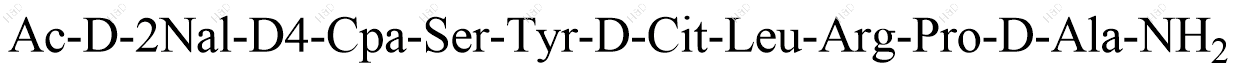 Des-3-D-3Pal-西曲瑞克化学结构式