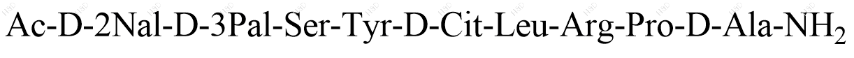 Des-2-D-4Cpa-西曲瑞克结构式