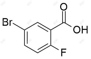 5-溴-2-氟苯甲酸结构式