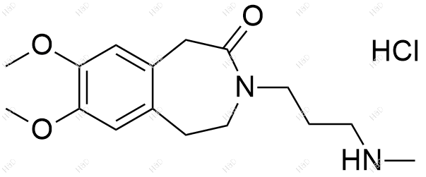 伊伐布雷定杂质37(盐酸盐)结构式
