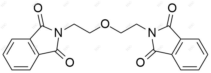 二(2-邻苯二甲酰亚胺基乙基)醚化学结构式
