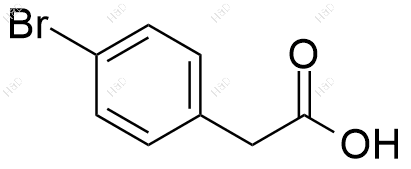 4-溴苯乙酸化学结构式